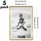 Americanflat Picture Frame Set with Mat - Set of 5 - Photo Frame Set of Five for Wall Display - Plexiglass Cover - Hanging Hardware